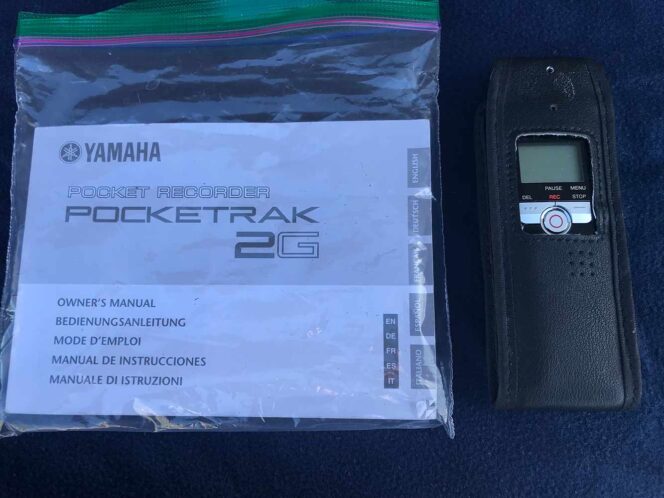 Yamaha Pocketrak 2G Recorder 2008 - Black - Image 6