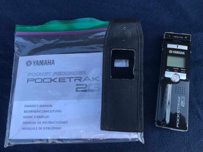 Yamaha Pocketrak 2G Recorder 2008 - Black