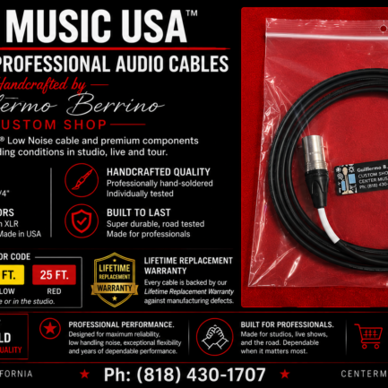MOGAMI Low Noise CUSTOM CABLES 1/2 price to the market